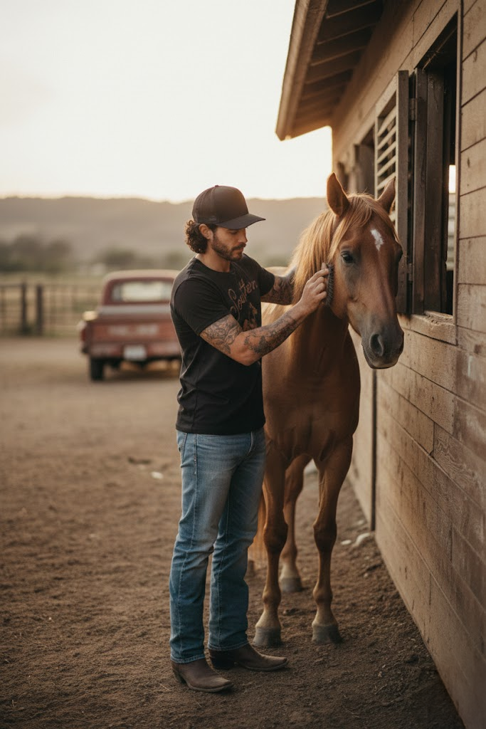 Roped Stallion
